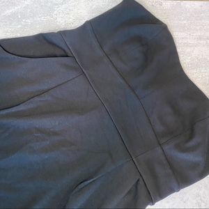 Lauren Conrad Black Strapless Dress, Pockets and exposed zipper. Size 16